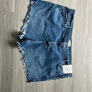 Abercrombie & Fitch Blue Jean Shorts